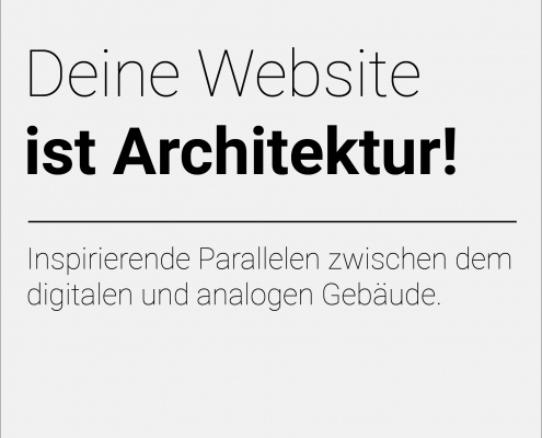 Morphine Collective Branding in der Architektur - Deine website ist Architektur